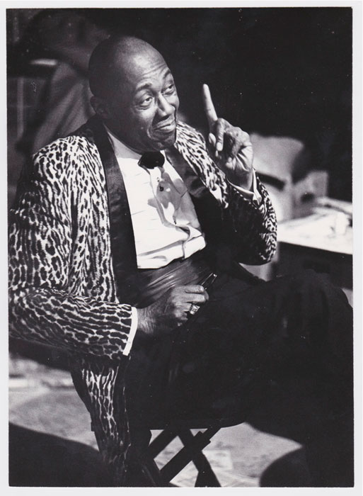 Stepin Fetchit being interviewed by the author, Madison, Wis., 1970 (L.  Roger Turner)